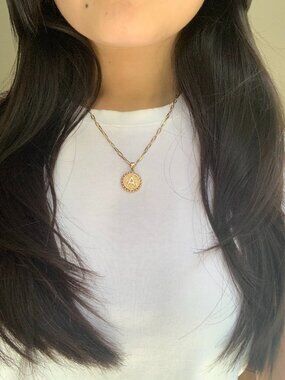 Gold Initial Necklace